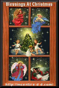 Christmas Angel's Shadowbox