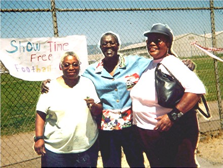 Here's Betty with two more volunteers that helped us out especially on our last day of camp, with our potluck BBQ / Awards presentations.&nbsp; Much thanks ladies!