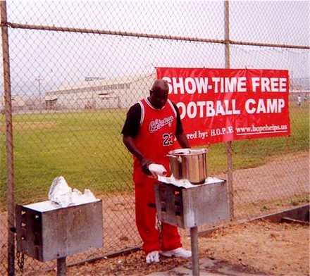 The man of the hour - Coach & Chef extraordinaire - Rodney Parker!