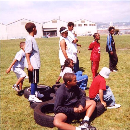 1st day of Camp, just hangin' round... waiting to get started.... July 29th 2004