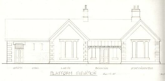 Bitton Station as seen from the platform side