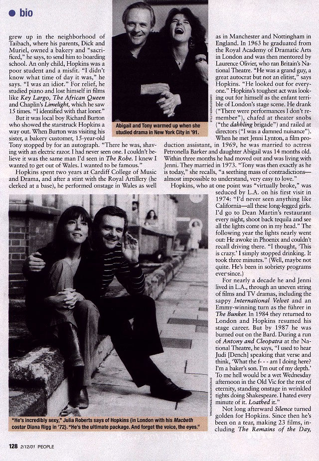 People Magazine - February, 12, 2001