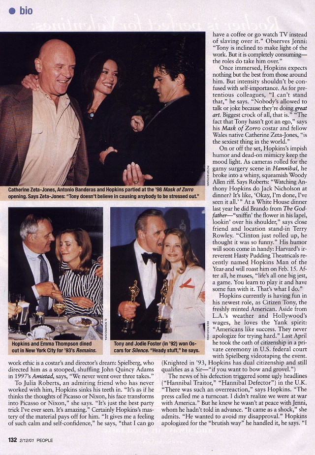 People Magazine - February, 12, 2001