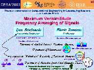 Presentation made at CESA-2003 Multiconference, Lille, France. 