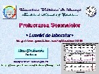 Laboratory themes presentations (in Romanian).