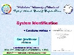 Course presentation (in English).