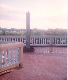 Panoramic sightview to the Caribbean from Mendoza building