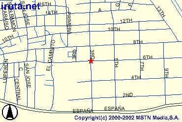 Map of the Ensanche Isabelita