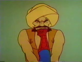 The reaction on his face is not from Spidey's punch in the jaw. He was chewing sour gum