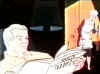 Uncle Ben reading the last issue of the Daily Bugle without pictures. Well, since Peter seems to be the Bugle's only photographer in the show, there must have been no pictures before he came along