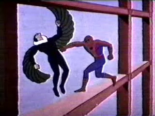 That's for giving Spidey a purple eye