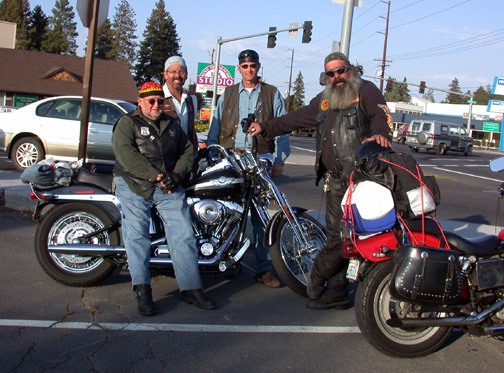 Biker Babe was the only smart one of the bunch. She flew home.