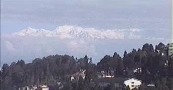 mt.kanchanjunga as seen from hotel capital