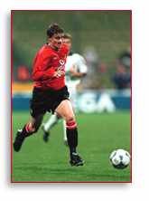 Solskjaer in action