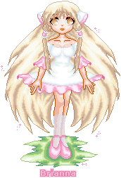 This is Chi from Chobits! I love how she came out, but when I uploaded her, her shading got messed up XD. Oh well, I still love her ^____^