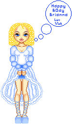 an early B-Day present from my sister site! its so cute! thanx so much Vick!