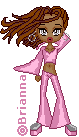 another african american doll. i was going to give her braids but i decided to use the blowing hair techneec!