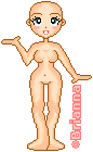 this is a normal standing pose with one arm up that is slightly bent