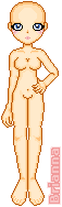 this is a normal standing pose with one hand on her waist