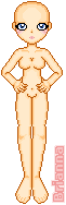 this is a normal standing pose with both of her hands on her waist
