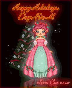 an adorable christmas gift from my friend Cat!! thanx so much ^_^