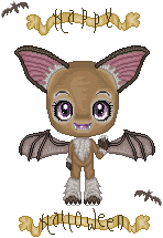 Another sweet gifty from Emma. This time a Halloween Bat! ^___^