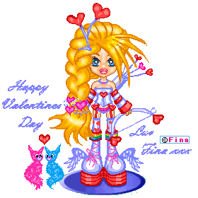 a wicked adorable Valentine's Day gifty from my friend Fina !! huggles!! ^_^