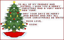 an adorable christmas gift from my friend Koshi!! thanx so much ^_^