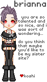 This adorable gifty is from Koshi! Its Paine from FFX-2! ^_^