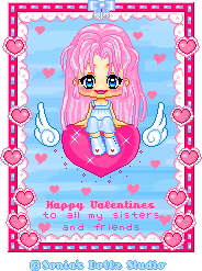 a wicked adorable Valentine's Day gifty from my friend Sonia!! huggles!! ^_^