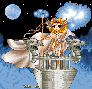This is my entry for an inspired by the pic contest. She took me a total of 8 hours. I LOVE HER and she is one of my most favorite dolls that I have made! ^___^ The dragons and the background took about 4 hours and the doll itself took about 4 hours. Enjoy her.