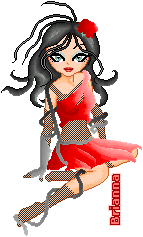 Goth Chic is her name. Used in one of my past layouts for Halloween. Love the shading.