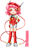 This is Hikaru from Angelic Layer. She
is for a sister banner with my sis Koshi! ^_^