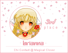 Ya I won 3rd in Emma's Chi Contest ^___^