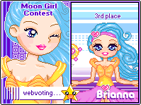 i won 3rd place voting in my sister's contest!!