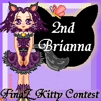 i won 2nd Place at Fina's Kitty Contest!!