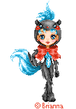 Little skunk made for an Animal Costume Contest.