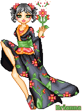 This is a dolly in a kimono. She represents the element *Earth* I edited her face so she would look asian. ^_^