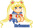 Sailor Moon with small eyes.