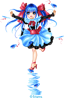 My entry to Sakura No Hime's Maid Contest! ^^ She took me about 10 hours. @___@