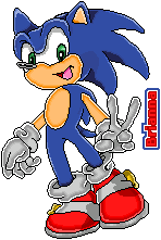 Sonic, from sonic the Hedgehog. Please do not adopt.
