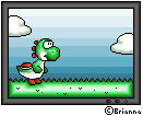 This is Yoshi! I made it for my friends Kevin and Ryan since they wanted me to make Yoshi! ^^