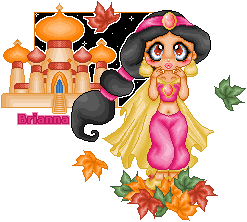 Jasmine, in an original autumn outfit I made. Do NOT adopt her!