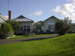 Macarthur Primary School. The room on the right hand side is Hot Weelzs' home for the stay.
