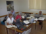 The same quartet, still hard at it.