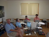 Lorna, David, Nan & Mary on a quick break.
