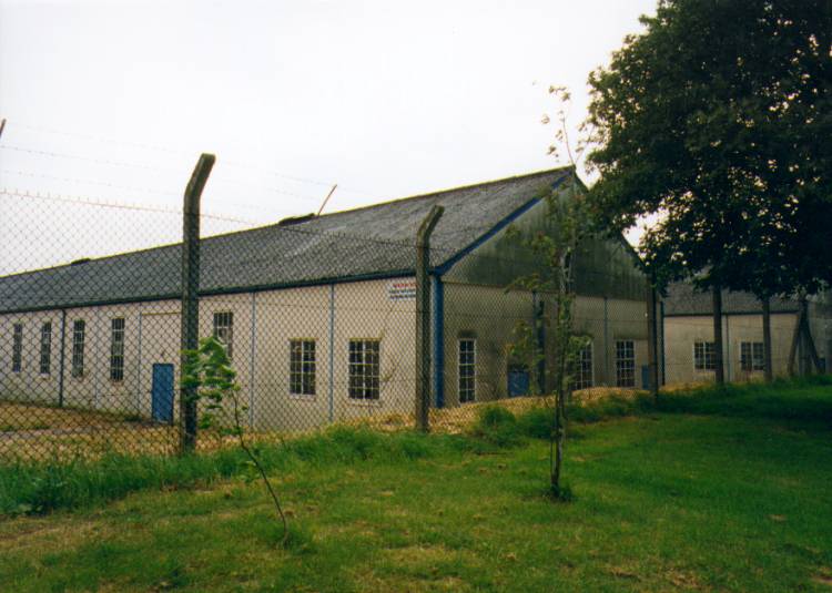(c.1996) Taken from the football club grounds, just behind the astroturf pitch, one of the world war two builings, more likely an accomodation block or hospital ward (picture by: Brian Kitching)