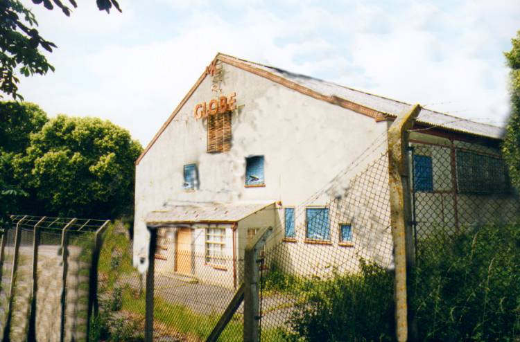 (c.1996) good photograph of the cinema, showing name, size and height. the blueness in the windows is plastic sheeting