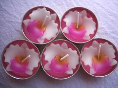 Pink Orchid Tea light