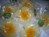 Frangipani floating candles